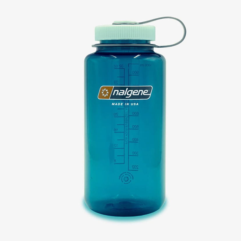 Dricksflaska Nalgene Wide-Mouth 1000ml Sustain Water Bottle Blå | 2020-1832