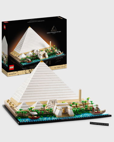 Samlarobjekt LEGO Great Pyramid of Giza Architecture Model Kit Vit | 6379808, 2