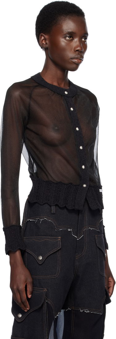 Sweater Andersson Bell Andersson Bell Sheer Knit Cardigan Svart | atb1327w, 1