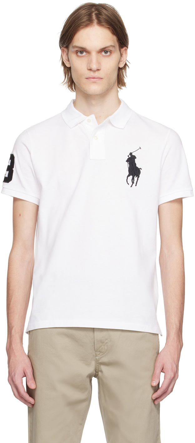 Polotröja Polo by Ralph Lauren Polo Ralph Lauren Big Pony Polo Vit | 710688969003