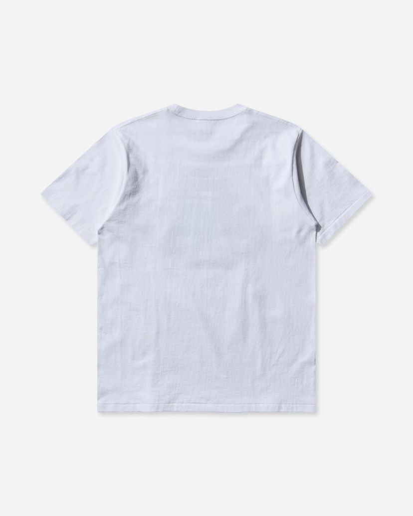 T-shirt BAPE Genuine Garment Logo T-Shirt Vit | 1L80110048 WHITE