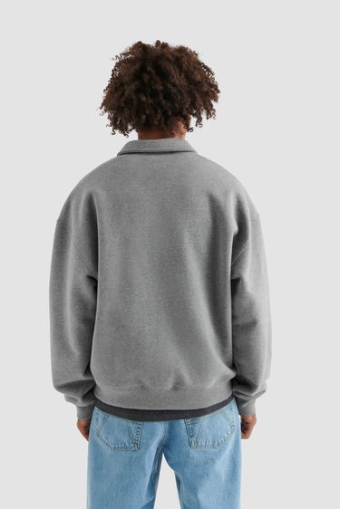 Sweatshirt AXEL ARIGATO Remi Half-Zip Sweater Grå | A2218001, 3
