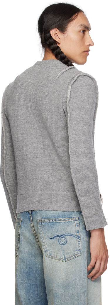 Sweater R13 R13 Flat Sleeve Sweater Grå | R13WY169-Y003A, 2