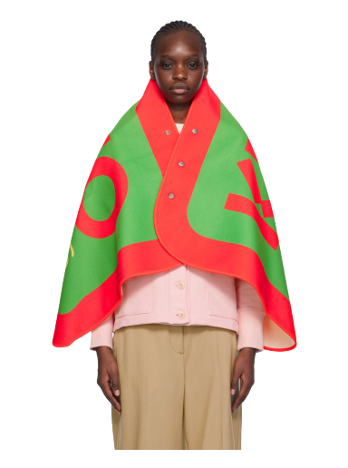 Halsduk KENZO Paris Blanket Scarf Grön | FC68CU006PEC