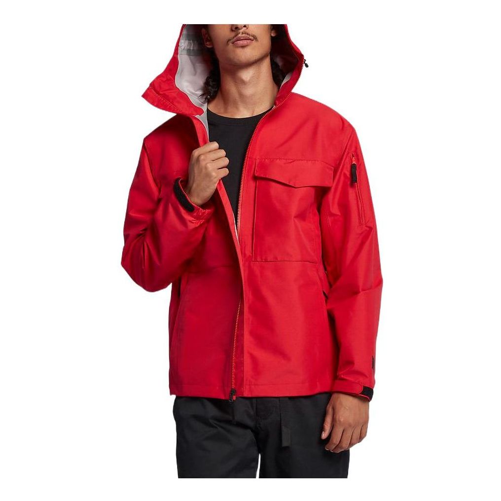 Regnrock Nike Lab Collection Hooded Jacket Röd | AA1135-688, 0