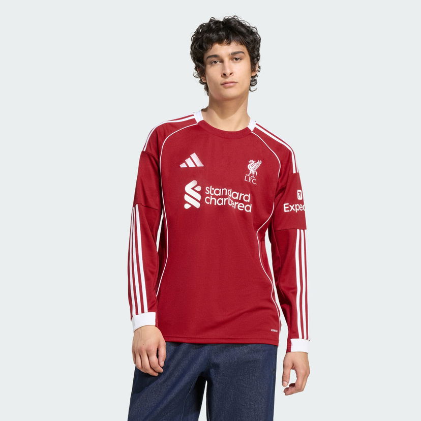 Jersey adidas Performance Liverpool FC 25/26 Home Jersey Long Sleeve Röd | JV6456