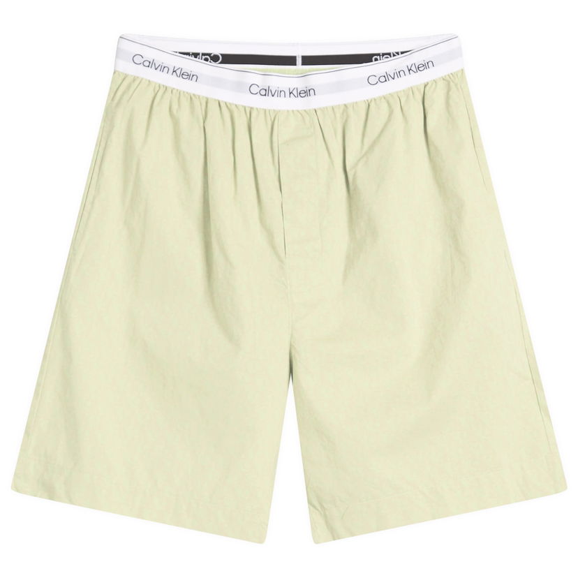 Boxare CALVIN KLEIN Calvin Klein Sleep Shorts, Size Large Grön | LV00NM2832VRK