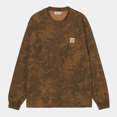 T-shirt Carhartt WIP Carhartt WIP Long Sleeve Camo Combi T-Shirt Brun | I035858_9, 0