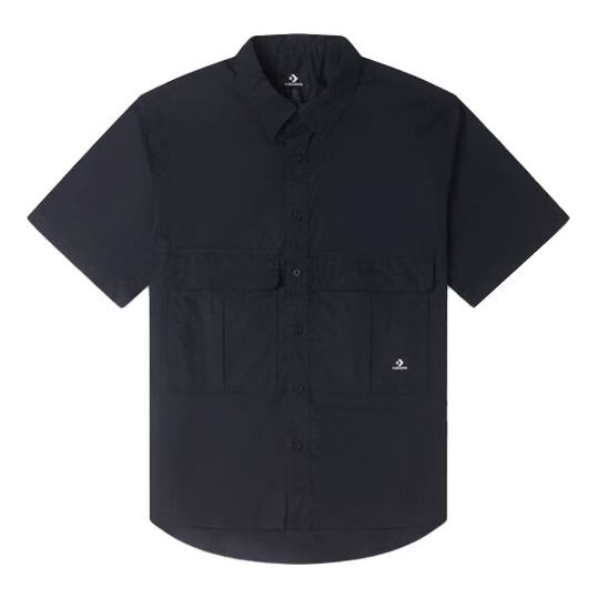 Skjorta Converse Woven Top Svart | 10024742-A01