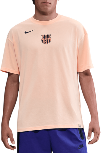 T-shirt Nike Total 90 FC Barcelona Remix T-Shirt Orange | hq8388-807, 0