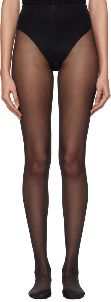 Strumpor Dolce & Gabbana Sheer Tights With Logo Svart | O4A33T ON02S, 0