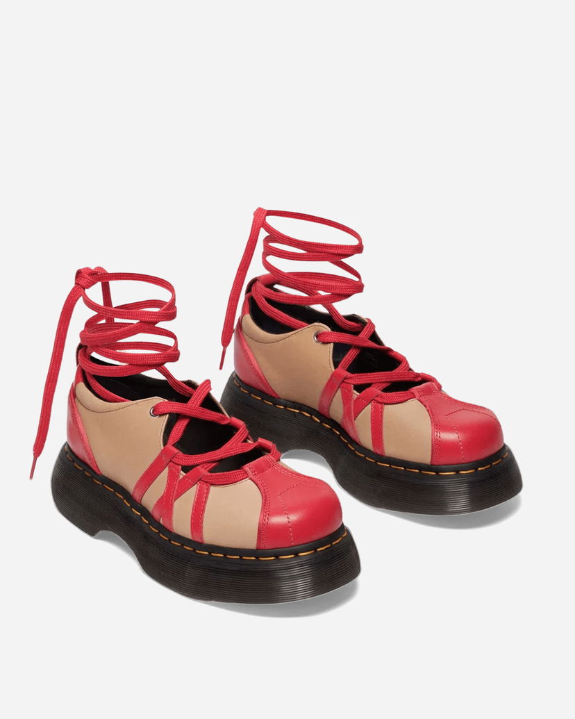 Kläder och accessoarer Dr. Martens Buzz Ballerina Leather Shoes Röd | 41611600