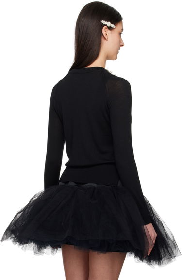 Sweater Simone Rocha Simone Rocha Classic Wool Pullover Svart | KMK22B 0647, 2