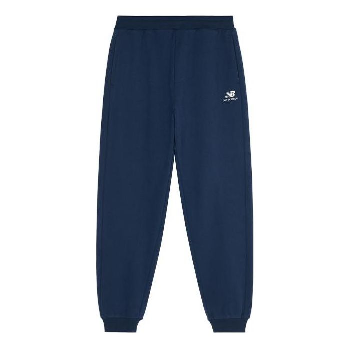 Träningsbyxor New Balance Essentials Logo Pants Blå | 6LD38101-NV