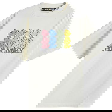 T-shirt Palm Angels Palm Angels Crossroad Bears T-Shirt, Size Large Vit | PMAA001S25JER0060B84, 1