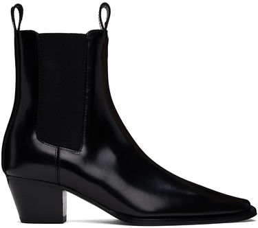 Sneakers och skor TOTEME The City Leather Chelsea Boots Svart | 233-8025-825, 0