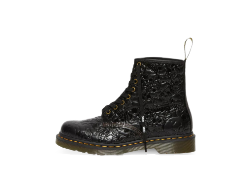 Livsstil Dr. Martens 1460 WB Emboss Leather Lace Up Boots "Black" Svart | 27939001