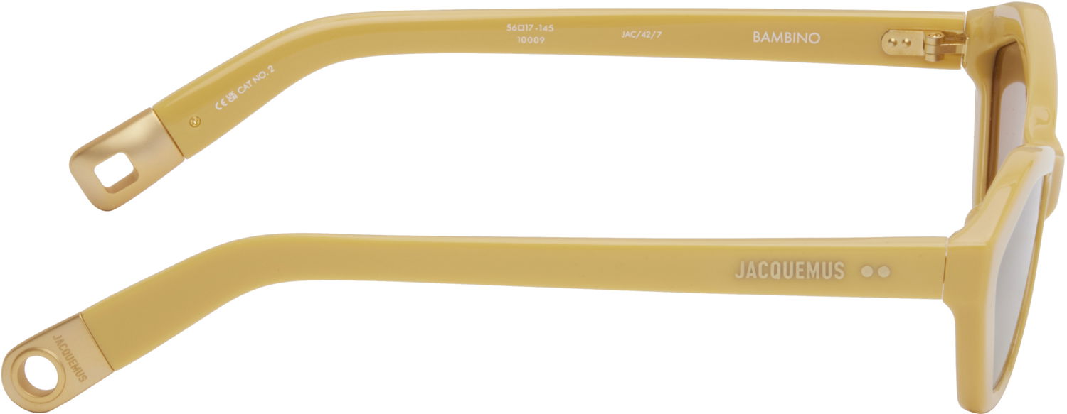 Solglasögon Jacquemus Jacquemus 'The Bambino' Sunglasses Beige | JAC42C7SUN, 1