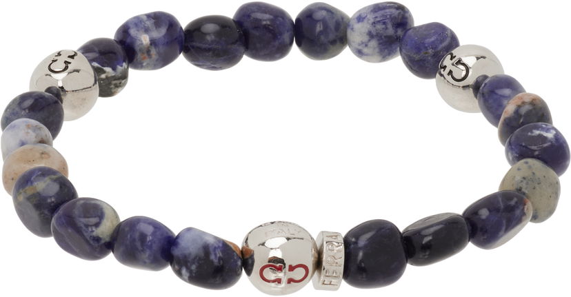 Armband FERRAGAMO Salvatore Ferragamo Baroque Beads Bracelet Blå | 785674