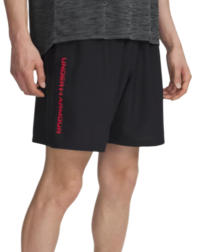 Shorts Under Armour UA Tech Woven Wordmark Shorts Svart | 1383356-007