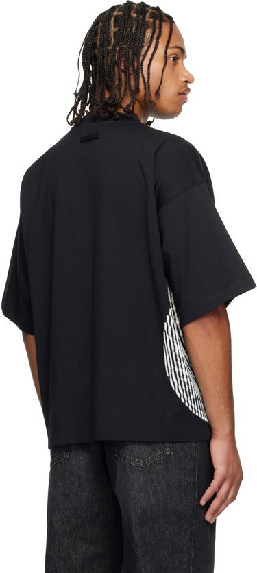 T-shirt Jean Paul Gaultier 'JPG' Laurier Stamp Oversized Crewneck T-shirt Svart | 25/04-U-TO377-J017-0001, 2