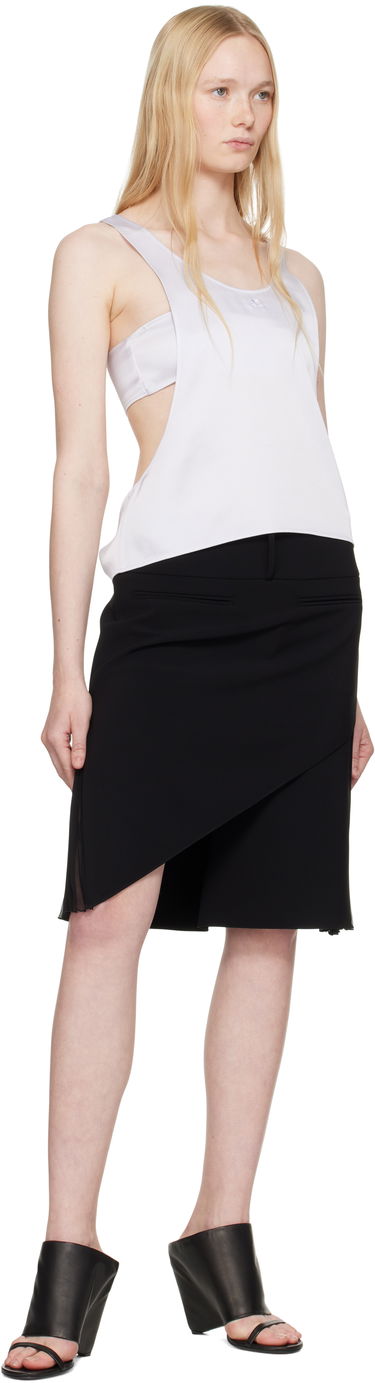 Kjol Courrèges Courrèges Infinity Pleats Miniskirt Svart | 225CJU262PL0159, 3