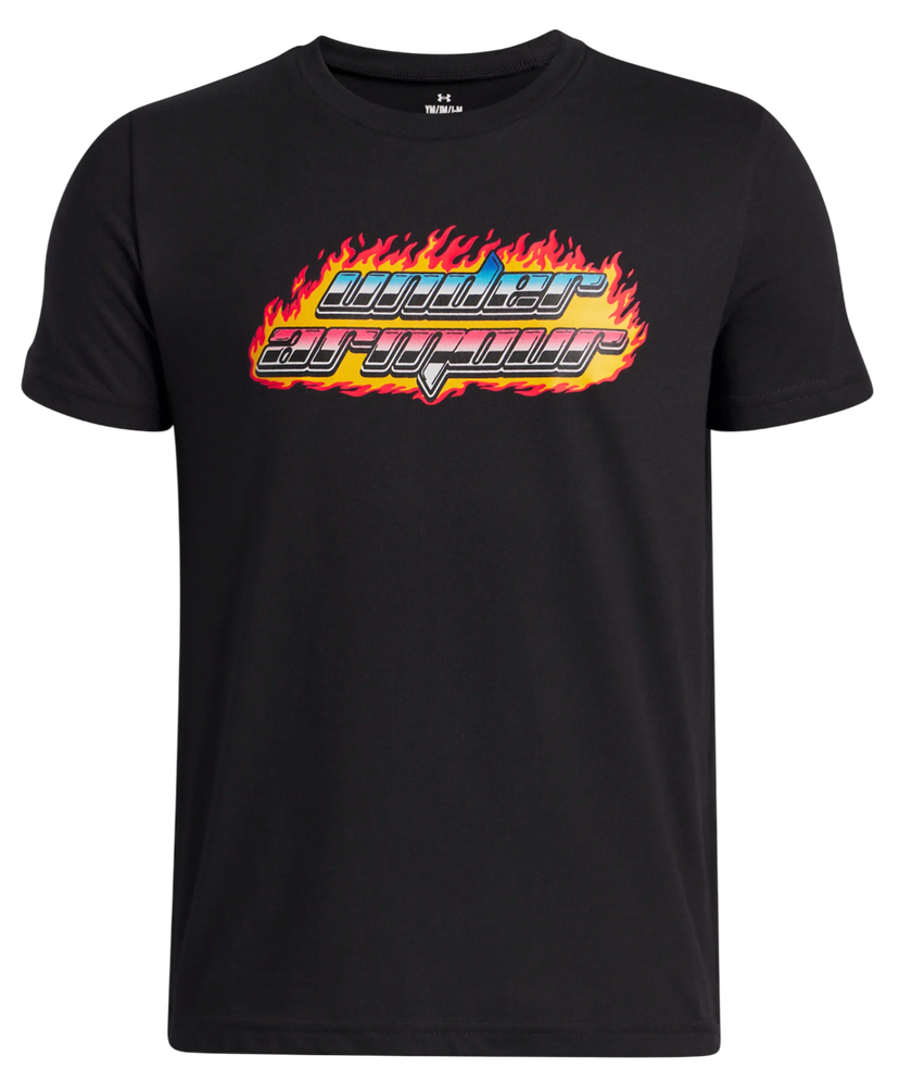 T-shirt Under Armour Flame Short Sleeve T-Shirt Svart | 6005059-001