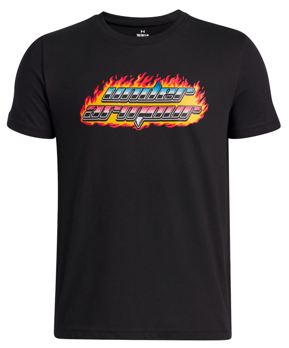 T-shirt Under Armour Flame Short Sleeve T-Shirt Svart | 6005059-001, 0