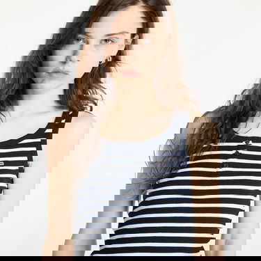 Linne Tommy Hilfiger Tommy Jeans Slim Fit Buttoned Tank Top Mörkblå | DW0DW19492 0A6, 4