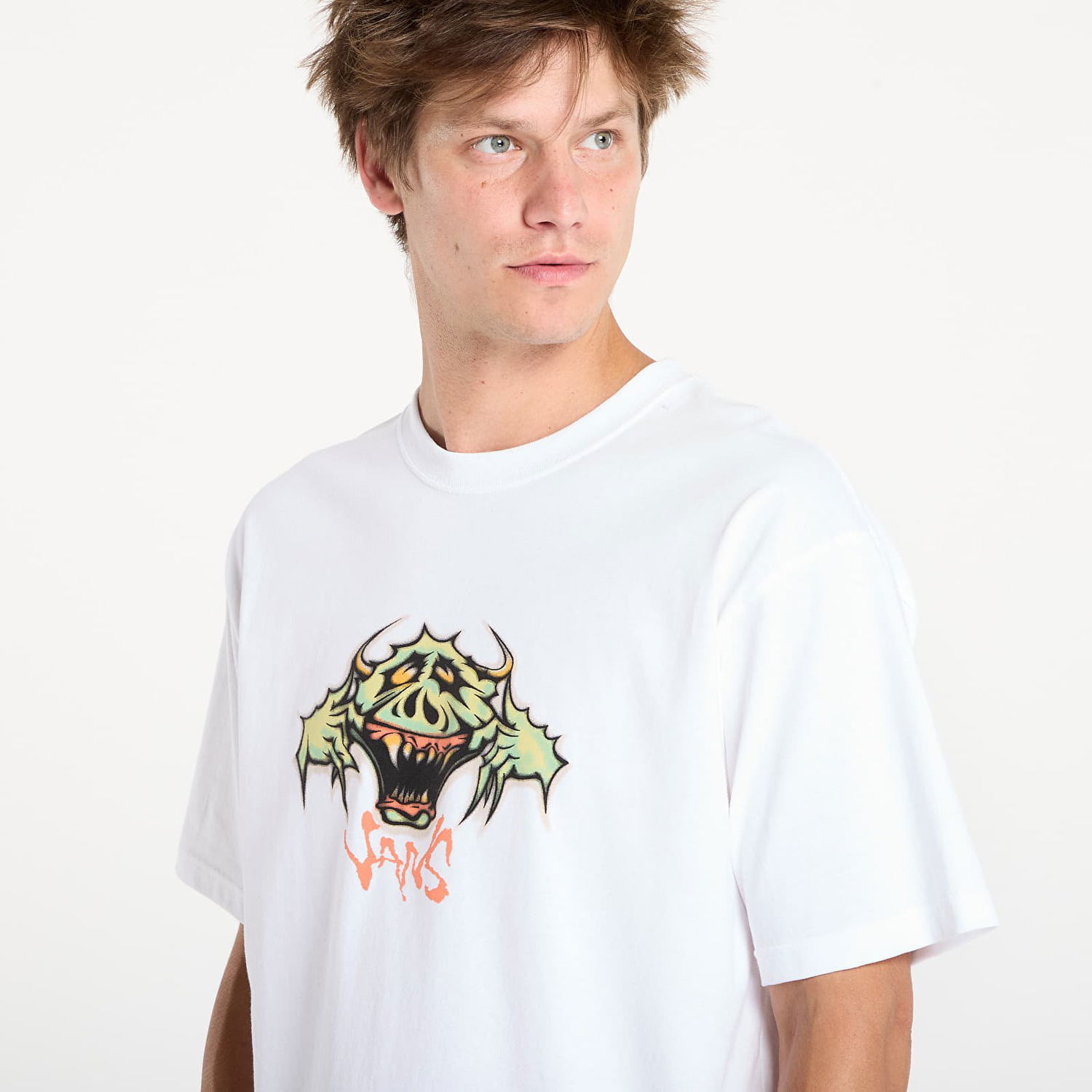 T-shirt Vans Goofy Ghoul T-Shirt Vit | VN000PDYWHT, 1