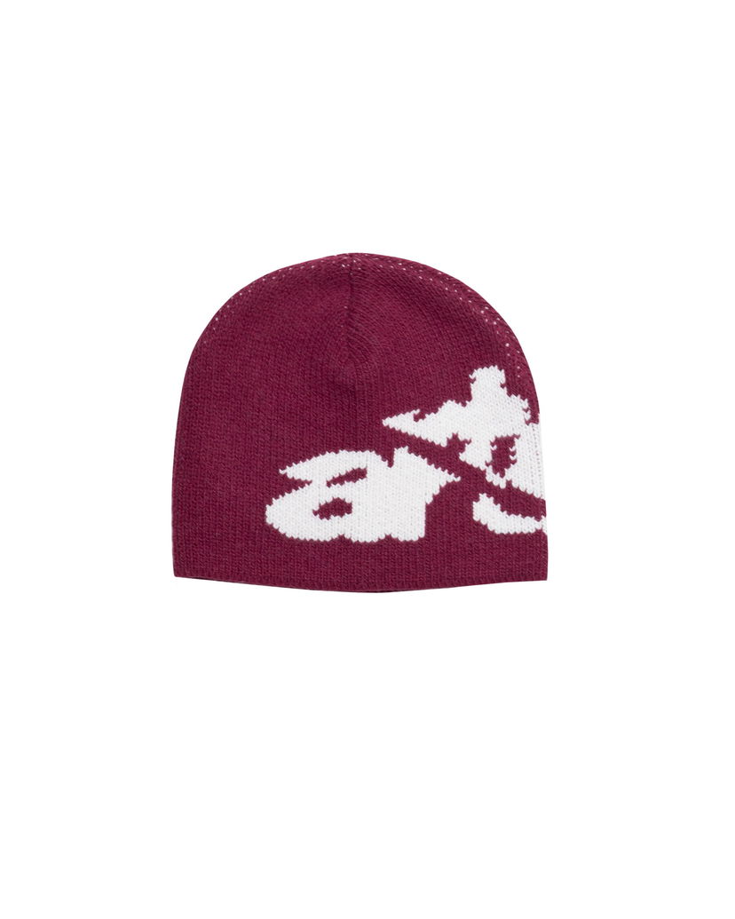 Mössa Arte Antwerp Arte Antwerp Ripped Side Beanie Bourgogne | AW25-154AC-BOR