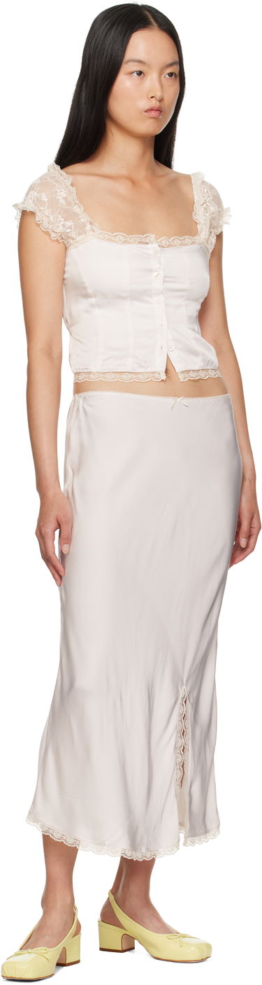 Linne GUIZIO Guizio Kahli Lace Top Vit | F24106W022, 3