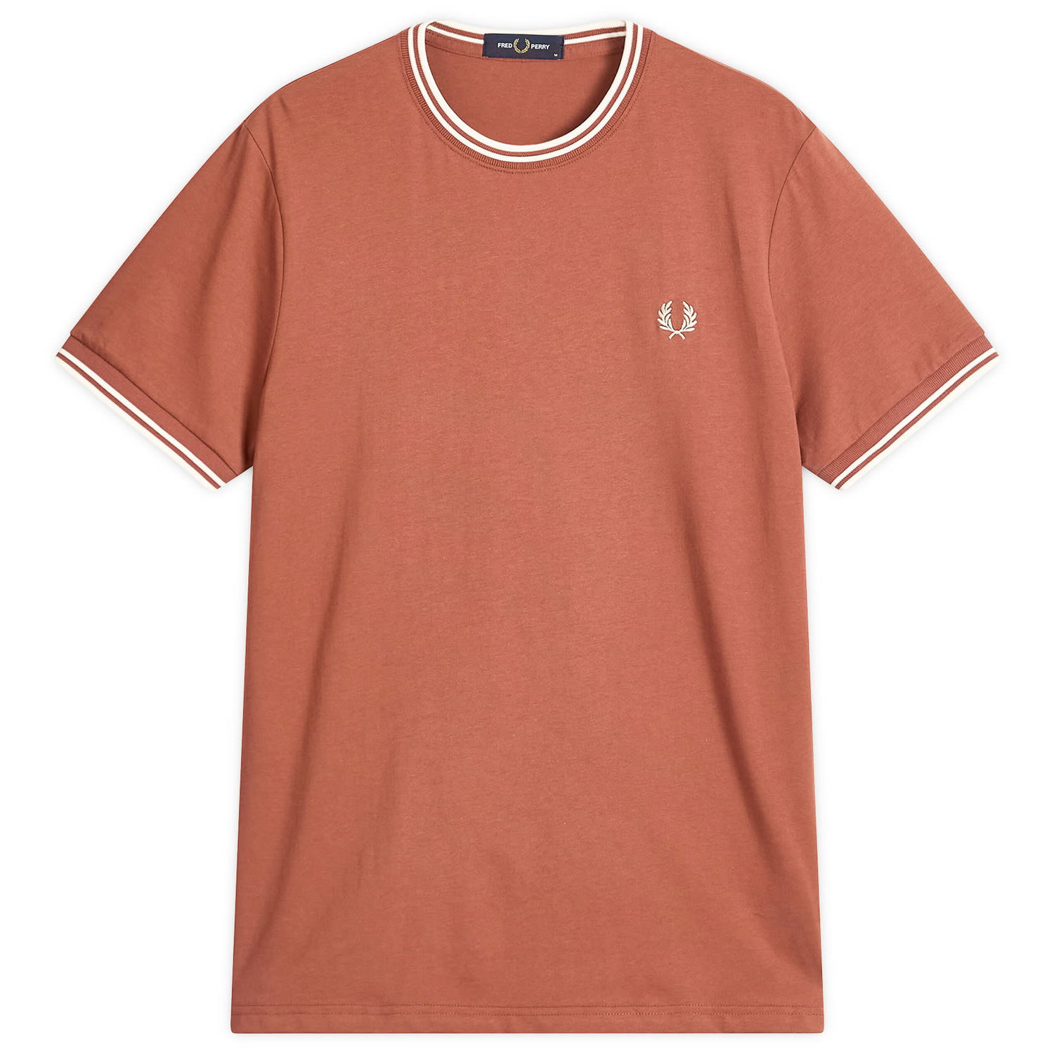 T-shirt Fred Perry Twin Tipped T-Shirt, Size Large Brun | M1588V-Z51, 0