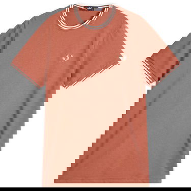 T-shirt Fred Perry Twin Tipped T-Shirt, Size Large Brun | M1588V-Z51, 0
