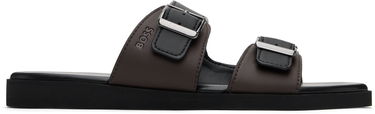 Sneakers och skor BOSS BOSS Pin-Buckle Sandals Brun | 50541765, 0