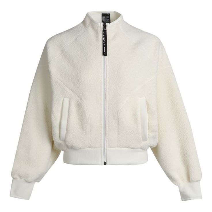 Bomberjacka adidas Originals Cover Up Knit Warm Jacket Vit | GH7364