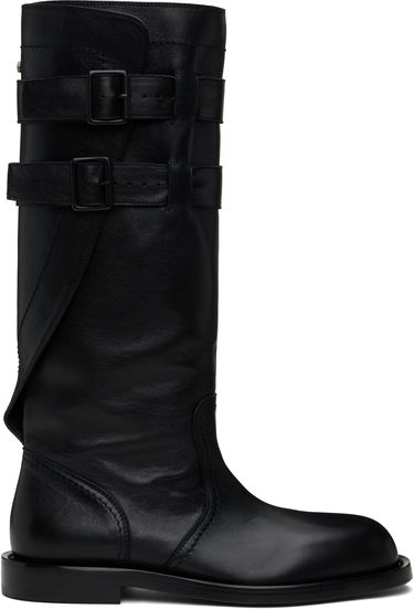 Kläder Ann Demeulemeester Ann Demeulemeester Uplu Biker Boots Svart | 2510-M-R44-LT157-099, 0