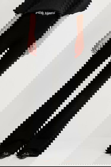 Damasker Palm Angels Palm Angels Classic Logo Tape Flare Pants Svart | PWCH017C99FLE0011010, 0