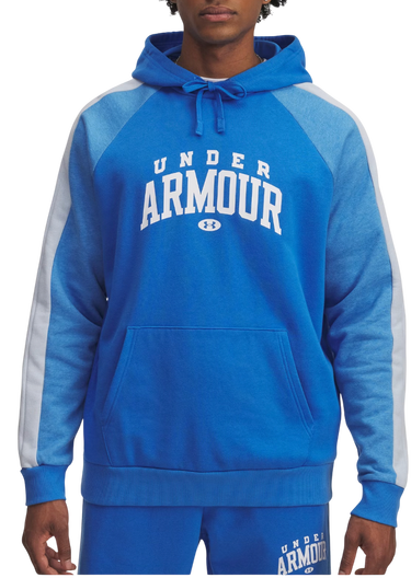 Sweatshirt Under Armour Rival Flc CB Hoodie Blå | 6003958-402, 0