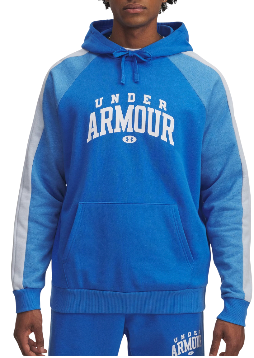 Sweatshirt Under Armour Rival Flc CB Hoodie Blå | 6003958-402, 0
