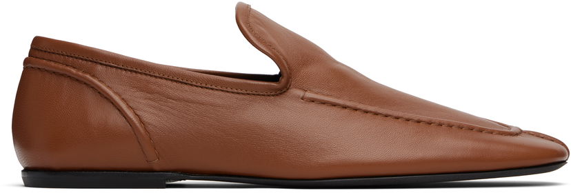 Kläder Dries Van Noten Dries Van Noten Leather Loafers Brun | MS251-1480