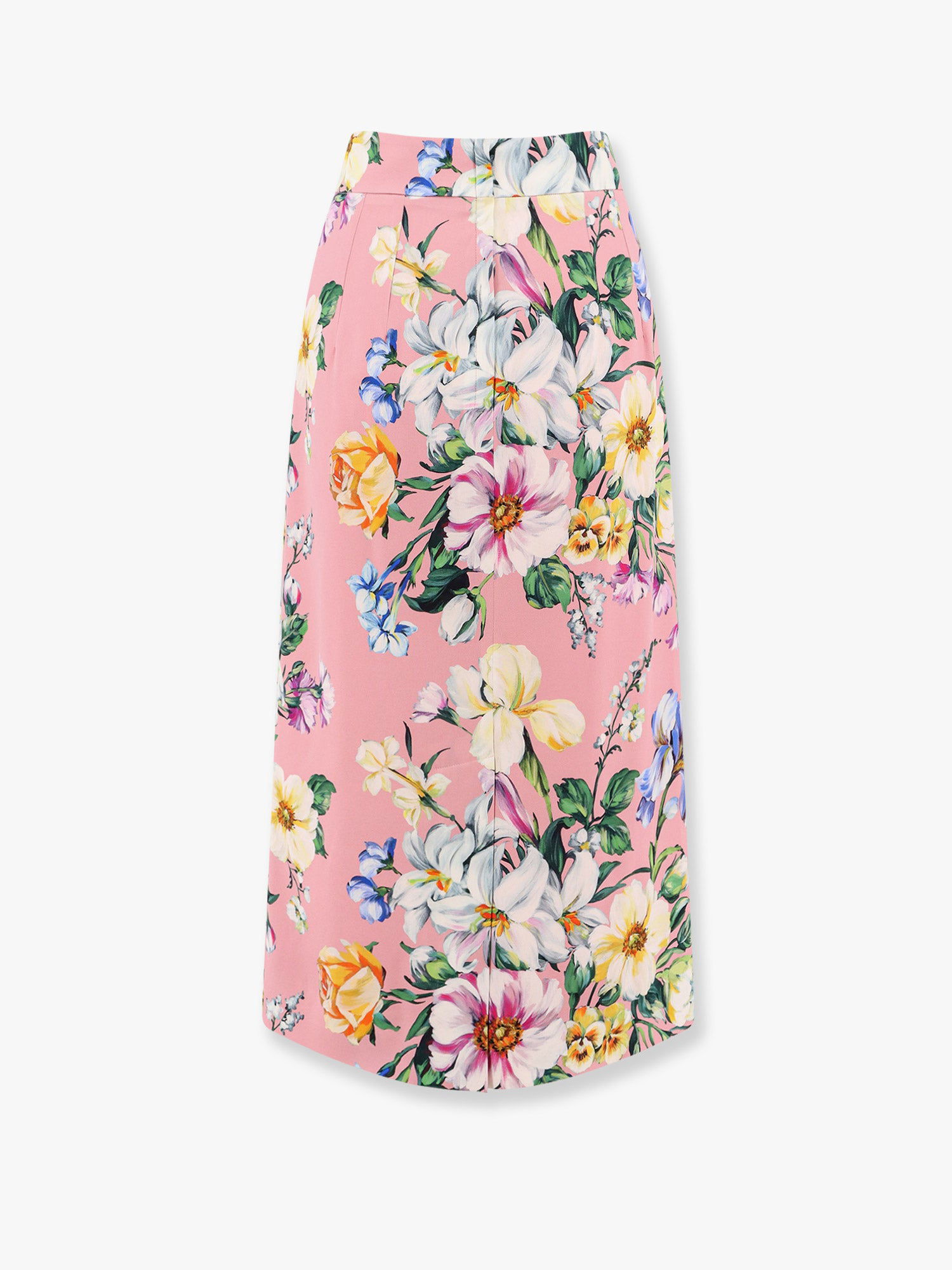 Kjol Dolce & Gabbana Dolce & Gabbana Floral Print Midi Skirt Rosa | F4CS8TFSA7GHF5JC, 1