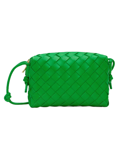 Axelväska Bottega Veneta Mini Loop Camera Bag Grön | 723547 V1G11