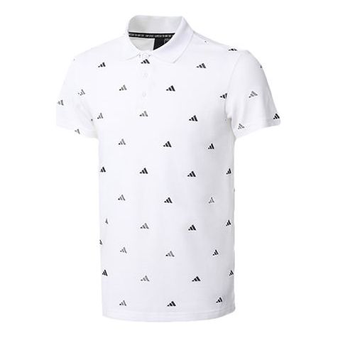 Polotröja adidas Originals Must Haves Print Polo Vit | FT2800