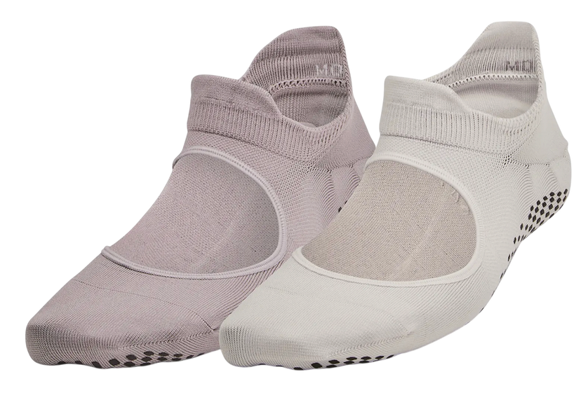 Strumpor Under Armour Grip Socks Breathe Balance 2pcs Flerfärgad | 1373336-015