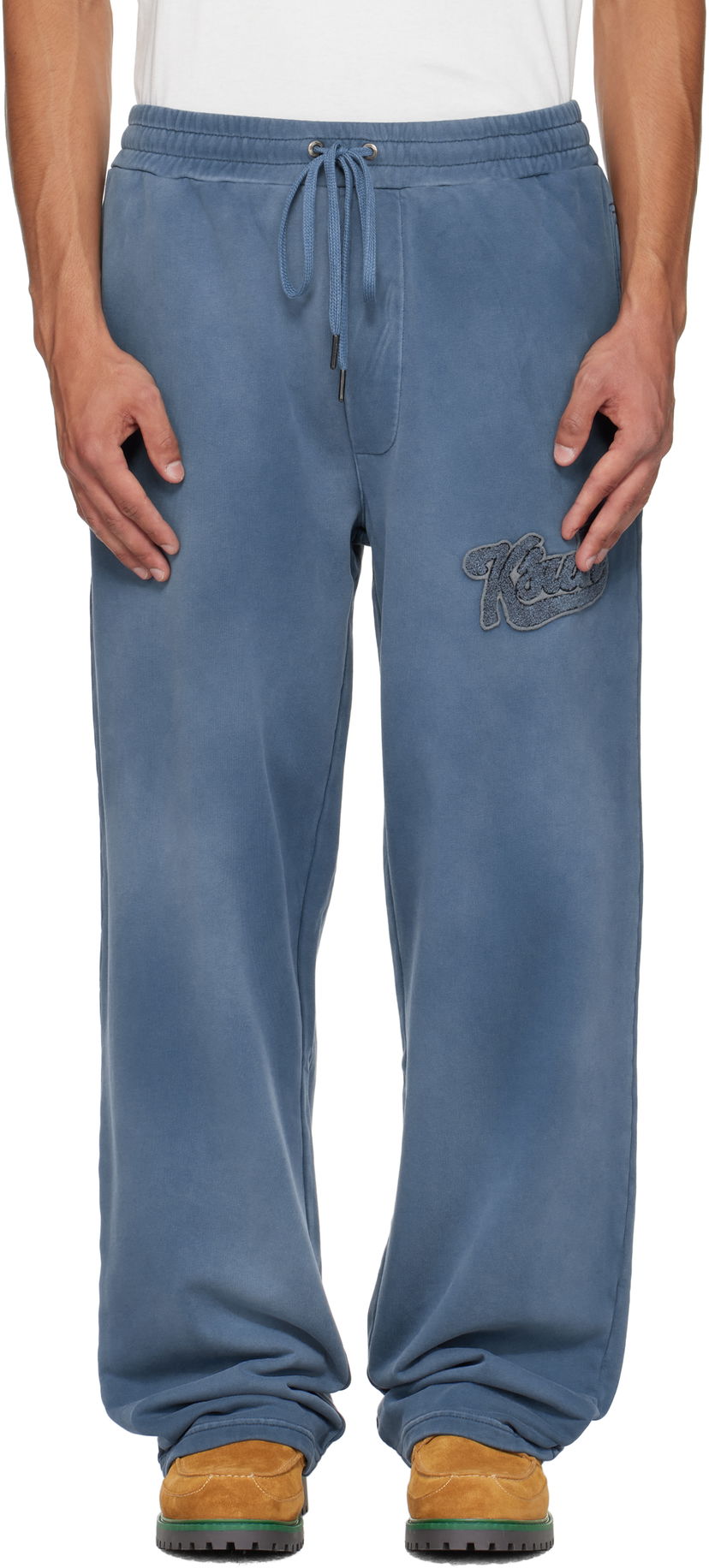 Träningsbyxor Ksubi Ksubi Ace Synthesis Track Sweatpants Blå | MFA25PA002