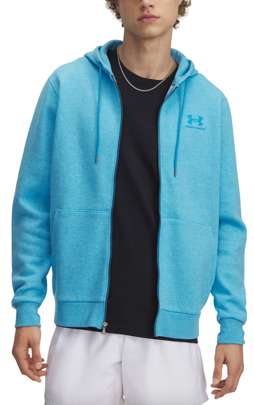 Sweatshirt Under Armour Icon Fleece Full-Zip Hoodie Turkos | 1373881-452