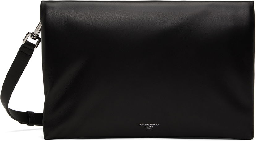 Axelväska Dolce & Gabbana Dolce&Gabbana Nappa Leather Crossbody Bag Svart | BM3075AF984