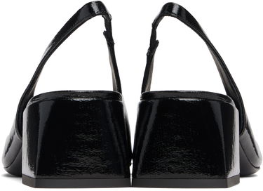 Sneakers och skor Courrèges Courrèges AC Vinyl Slingback Heels Svart | 325SPP039VY0003, 1