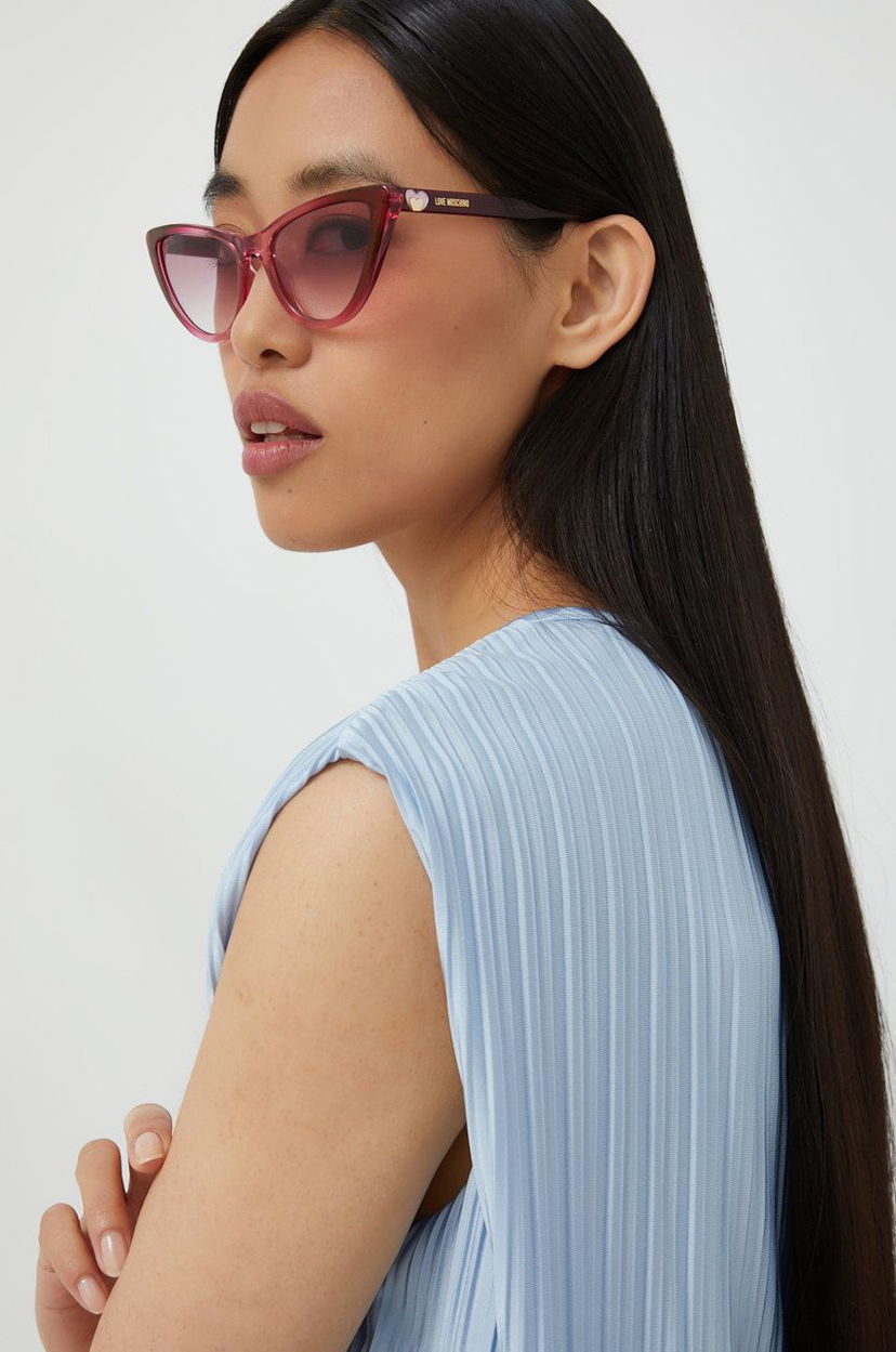 Solglasögon Moschino Love Moschino Cat-Eye Sunglasses Röd | MOL049/S